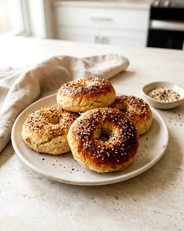 Air Fryer Cottage Cheese Protein Bagels (No Yeast, High-Protein)