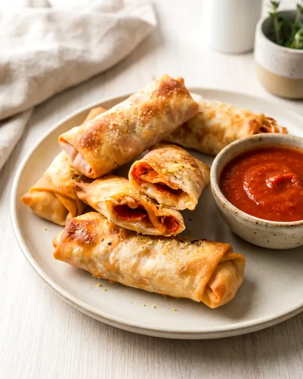 Air Fryer Pizza Egg Rolls