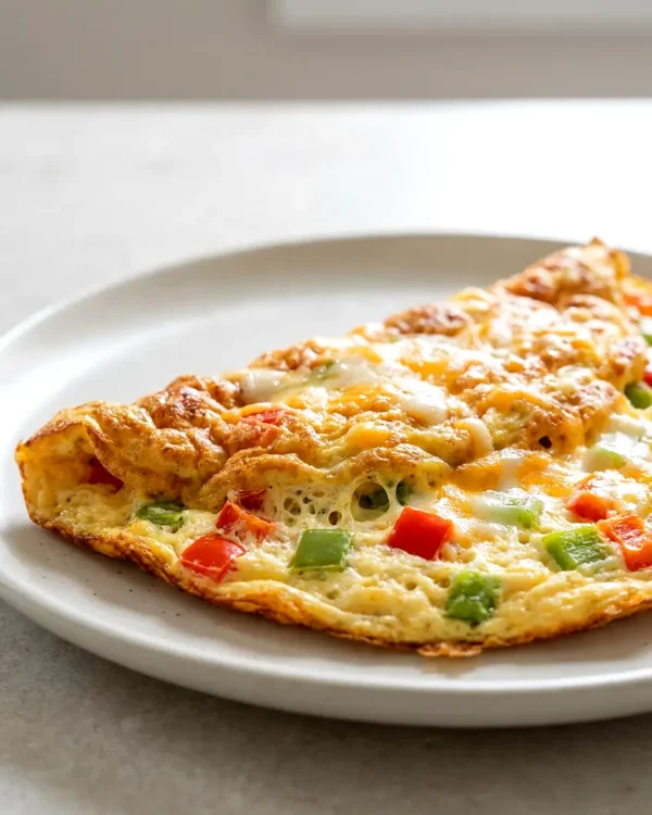 Air Fryer Cheese Omelette