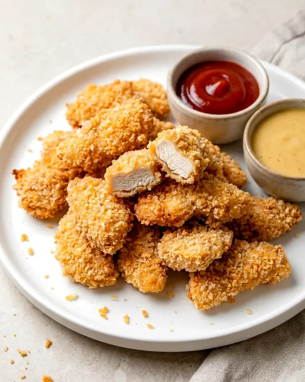 Air Fryer Chicken Nuggets with Panko (Crispy, 8–12 Minutes)