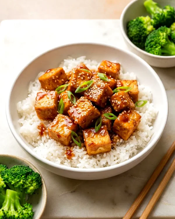 Air Fryer General Tso’s Tofu (Crispy, Saucy, Fast)