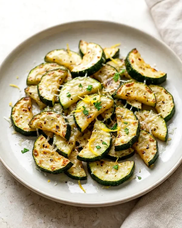 Air Fryer Zucchini: Tender-Crisp with Garlic, Herbs & Parmesan