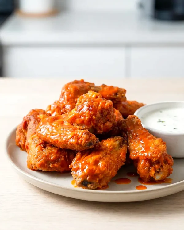 Crispy Air Fryer Chicken Wings With Flour