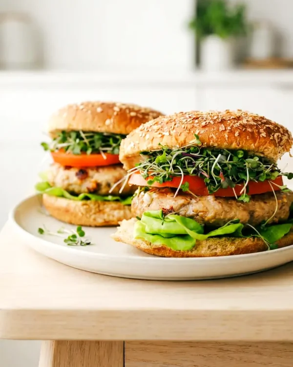 Air Fryer Turkey Burgers