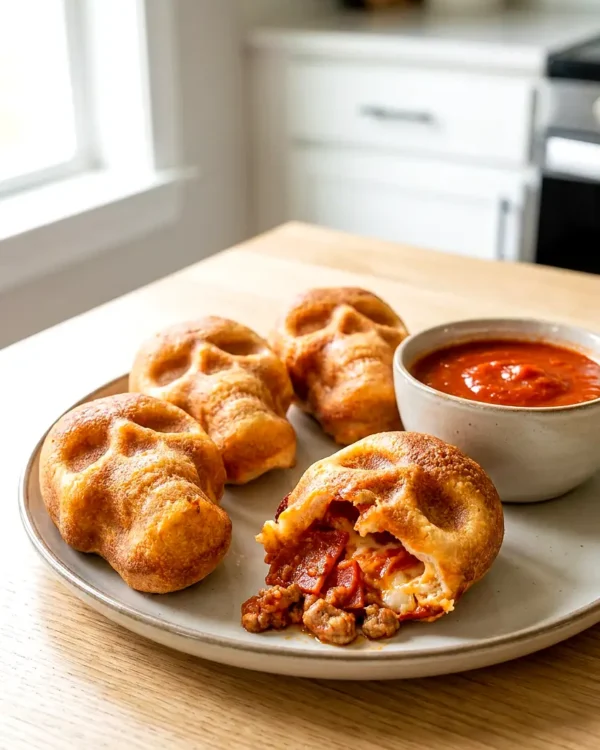 Air Fryer Pizza Skulls