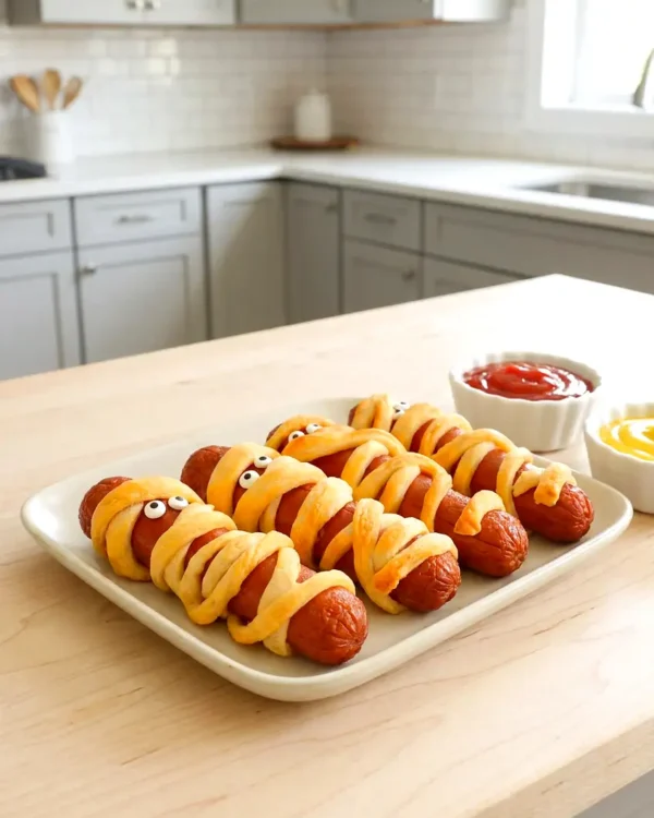 Air Fryer Mummy Dogs