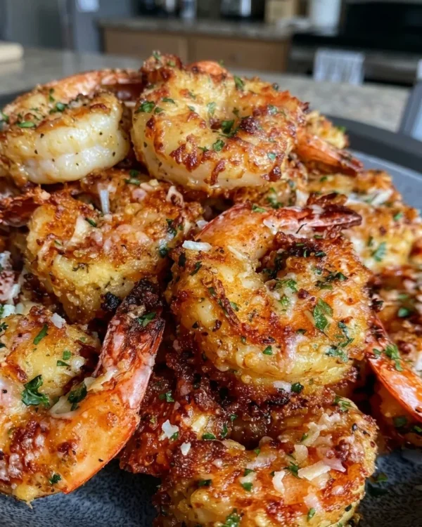 Air Fryer Garlic Parmesan Shrimp