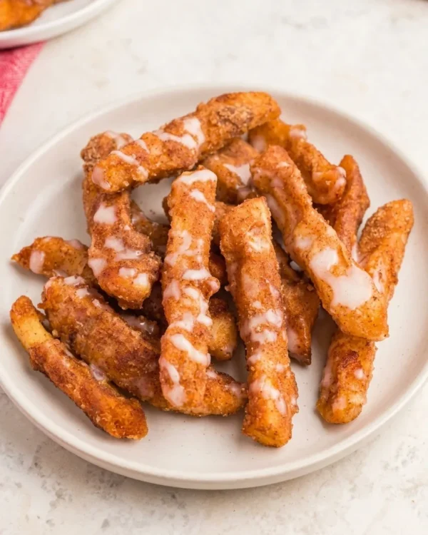 Air Fryer Apple Fries with Cinnamon Sugar